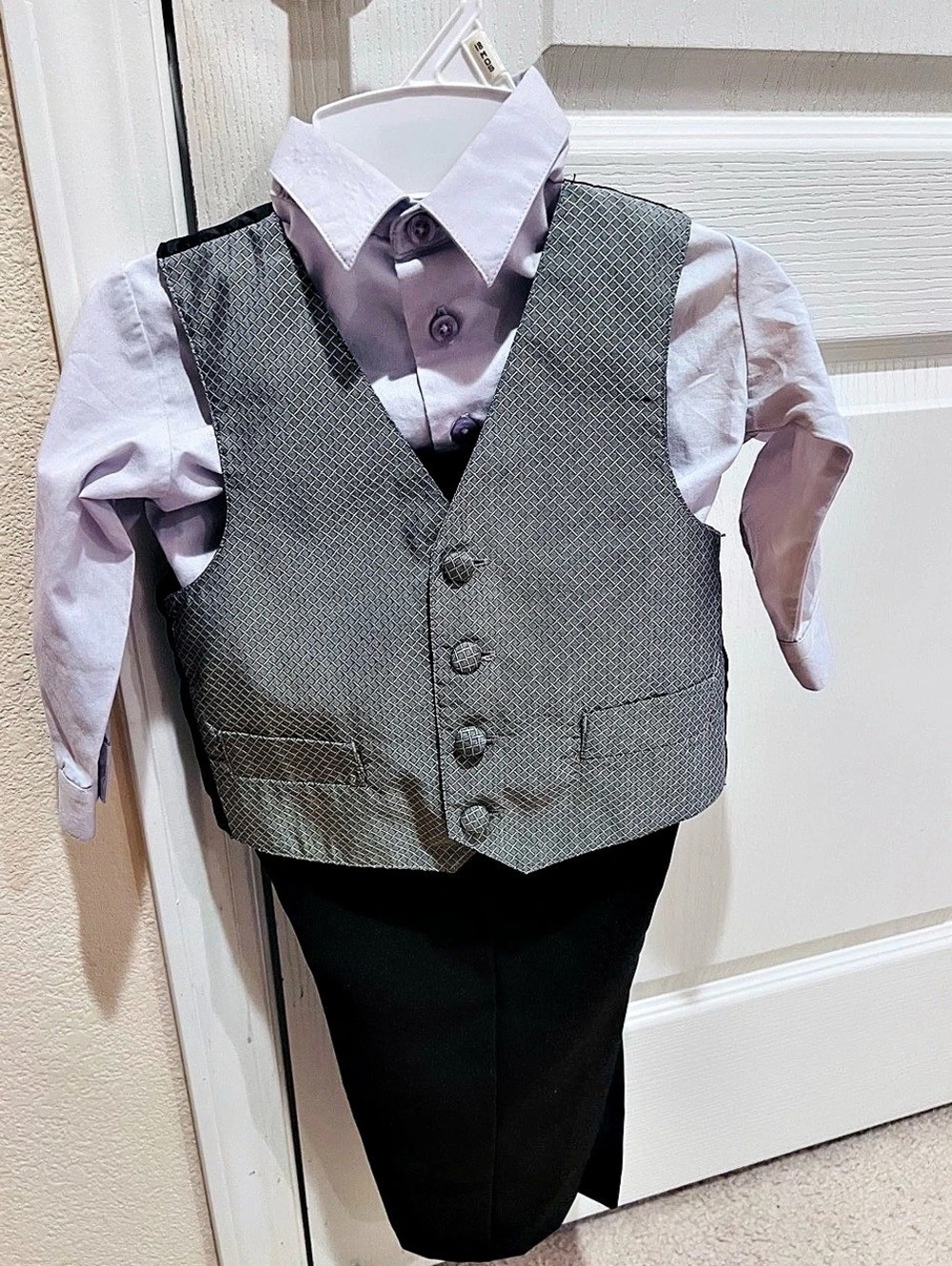 TFW Boys 2T Formal Vest Outfit